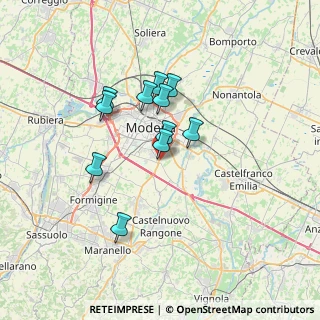 Mappa Strada Vaciglio, 41126 Modena MO, Italia (5.53182)