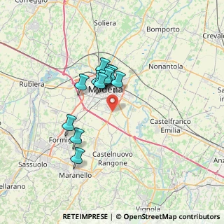 Mappa Strada Vaciglio, 41126 Modena MO, Italia (5.25154)