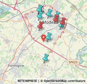 Mappa Stradello Armenone, 41126 Modena MO, Italia (3.73455)