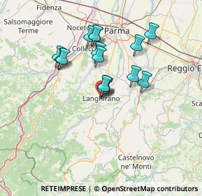 Mappa Via C. Leoni, 43013 Langhirano PR, Italia (11.85867)