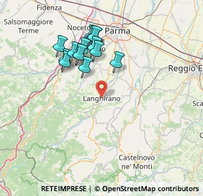 Mappa Via C. Leoni, 43013 Langhirano PR, Italia (13.708)