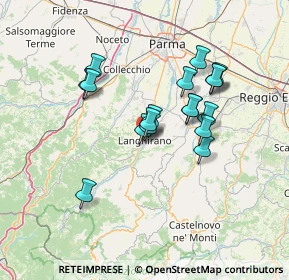Mappa Via Dante Alighieri, 43013 Langhirano PR, Italia (11.71278)