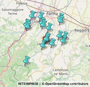 Mappa Via C. Leoni, 43013 Langhirano PR, Italia (11.28421)