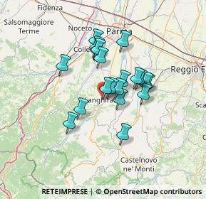 Mappa Via Dante Alighieri, 43013 Langhirano PR, Italia (10.2145)