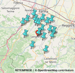 Mappa Via Dante Alighieri, 43013 Langhirano PR, Italia (10.5205)