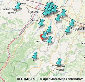 Mappa Via C. Leoni, 43013 Langhirano PR, Italia (17.48947)