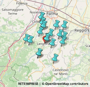 Mappa Via C. Leoni, 43013 Langhirano PR, Italia (10.1755)