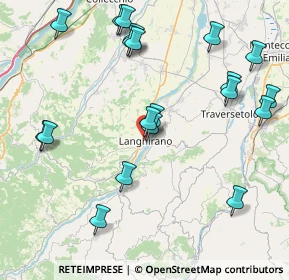 Mappa Via C. Leoni, 43013 Langhirano PR, Italia (9.521)