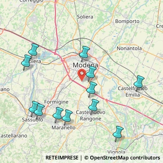Mappa Via Gian Carlo Silingardi, 41126 Modena MO, Italia (9.55417)