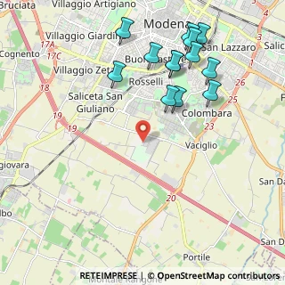 Mappa Via Gian Carlo Silingardi, 41126 Modena MO, Italia (2.34538)