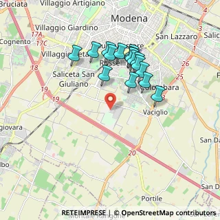 Mappa Via Gian Carlo Silingardi, 41126 Modena MO, Italia (1.67)