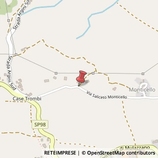 Mappa Via Saliceto e Monticello,  38, 43010 Lesignano de' Bagni, Parma (Emilia Romagna)