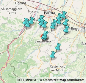 Mappa Via B. Ferrari, 43013 Langhirano PR, Italia (12.05263)