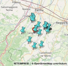 Mappa Via B. Ferrari, 43013 Langhirano PR, Italia (9.931)
