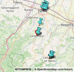 Mappa Via B. Ferrari, 43013 Langhirano PR, Italia (18.00632)