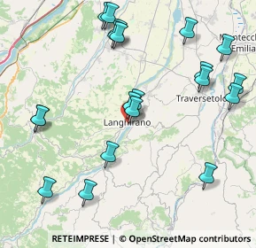 Mappa Via B. Ferrari, 43013 Langhirano PR, Italia (9.5625)