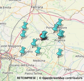 Mappa Via Righi Augusto, 40062 Molinella BO, Italia (11.01538)