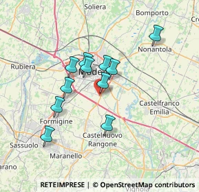 Mappa Via Pienza, 41126 Modena MO, Italia (5.78727)