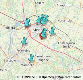 Mappa Via Pienza, 41126 Modena MO, Italia (5.55455)