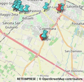Mappa Via Pienza, 41126 Modena MO, Italia (2.97429)