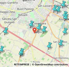 Mappa Via Pienza, 41126 Modena MO, Italia (3.2005)