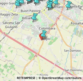Mappa Via Pienza, 41126 Modena MO, Italia (3.2695)