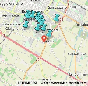 Mappa Via Pienza, 41126 Modena MO, Italia (1.762)