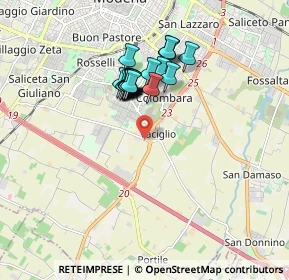 Mappa Via Pienza, 41126 Modena MO, Italia (1.428)
