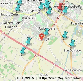 Mappa Via Pienza, 41126 Modena MO, Italia (2.60154)