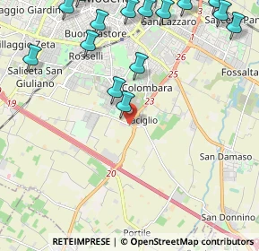 Mappa Via Pienza, 41126 Modena MO, Italia (3.2755)