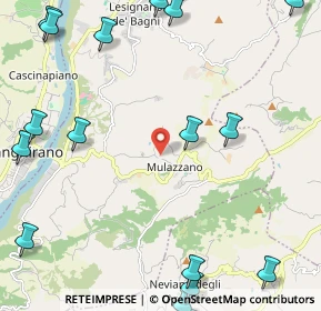 Mappa Via Saliceto e Monticello, 43013 Langhirano PR, Italia (3.5295)