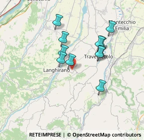 Mappa Via Saliceto e Monticello, 43013 Langhirano PR, Italia (6.00727)