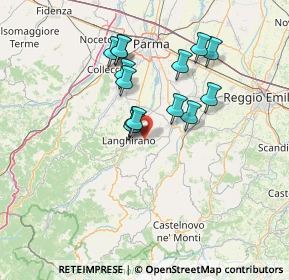 Mappa Via Saliceto e Monticello, 43013 Langhirano PR, Italia (12.09071)