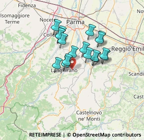 Mappa Via Saliceto e Monticello, 43013 Langhirano PR, Italia (10.47722)