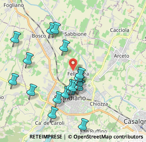 Mappa Via Rossi Mario, 42019 Scandiano RE, Italia (2.2415)