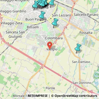 Mappa SS 12, 41126 Modena MO, Italia (3.541)
