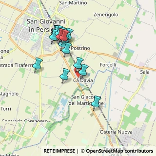 Mappa Via Davia, 40017 San Giovanni in Persiceto BO, Italia (1.9325)