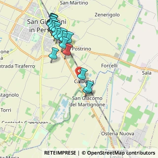Mappa Via Davia, 40017 San Giovanni in Persiceto BO, Italia (2.271)