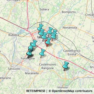 Mappa Strada Vaciglio Sud, 41126 Modena MO, Italia (5.96529)
