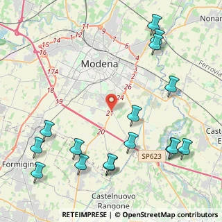 Mappa Strada Vaciglio Sud, 41126 Modena MO, Italia (5.55438)