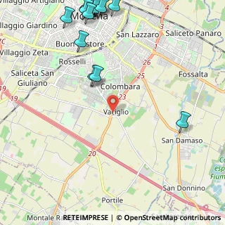 Mappa Strada Vaciglio Sud, 41126 Modena MO, Italia (3.405)