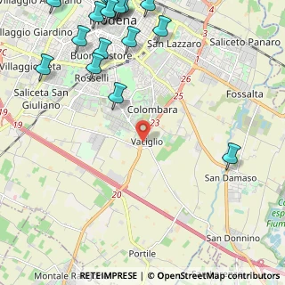 Mappa Strada Vaciglio Sud, 41126 Modena MO, Italia (3.46)
