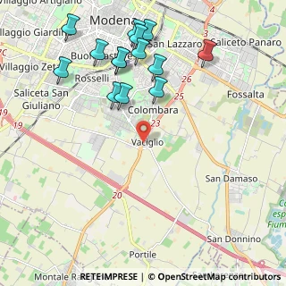 Mappa Strada Vaciglio Sud, 41126 Modena MO, Italia (2.40429)