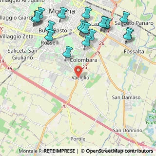 Mappa Strada Vaciglio Sud, 41126 Modena MO, Italia (2.8755)