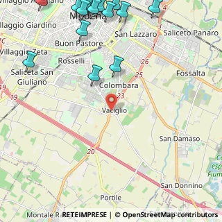 Mappa Strada Vaciglio Sud, 41126 Modena MO, Italia (3.54737)
