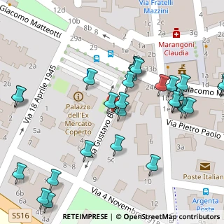 Mappa Piazza Guglielmo Marconi, 44011 Argenta FE, Italia (0.06786)