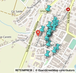Mappa Via Arturo Toscanini, 43013 Langhirano PR, Italia (0.189)