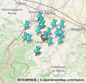 Mappa Via Arturo Toscanini, 43013 Langhirano PR, Italia (10.1495)