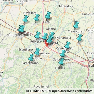 Mappa Via Igea, 41126 Modena MO, Italia (15.738)