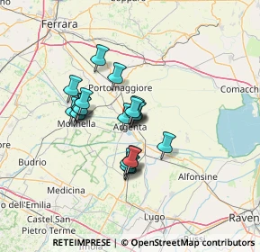 Mappa Via XVIII Aprile, 44011 Argenta FE, Italia (9.89)